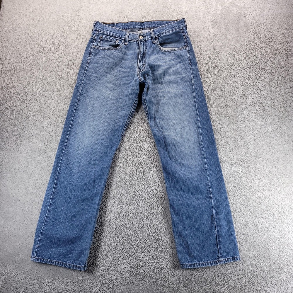 Levi's Jeans Mens 32x30 Blue 569 Loose Straight Relaxed Medium Wash Denim